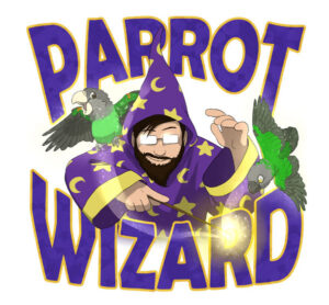 Parrot Wizard Logo